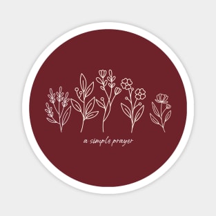 A Simple Prayer Design Magnet